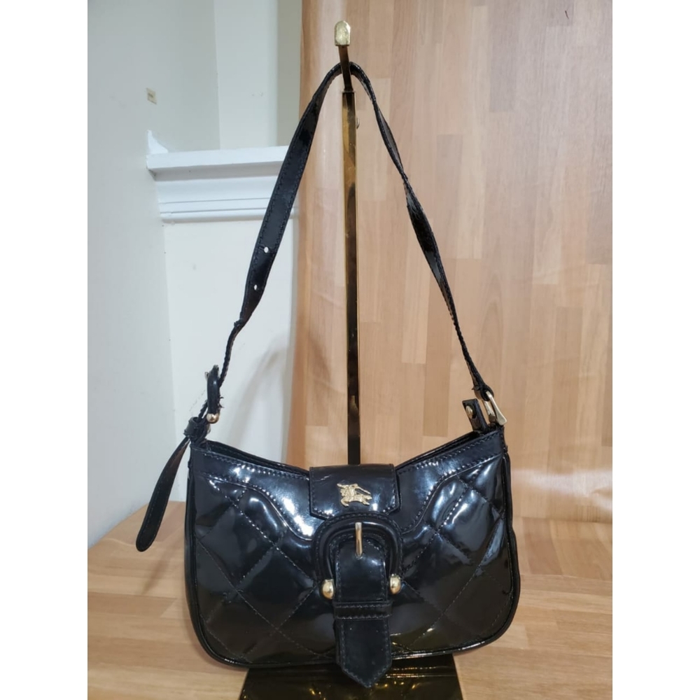 Authentic BURBERRYBlack Quilted Leather Sophie Small Shoulder Bag - Picture 1 of 10